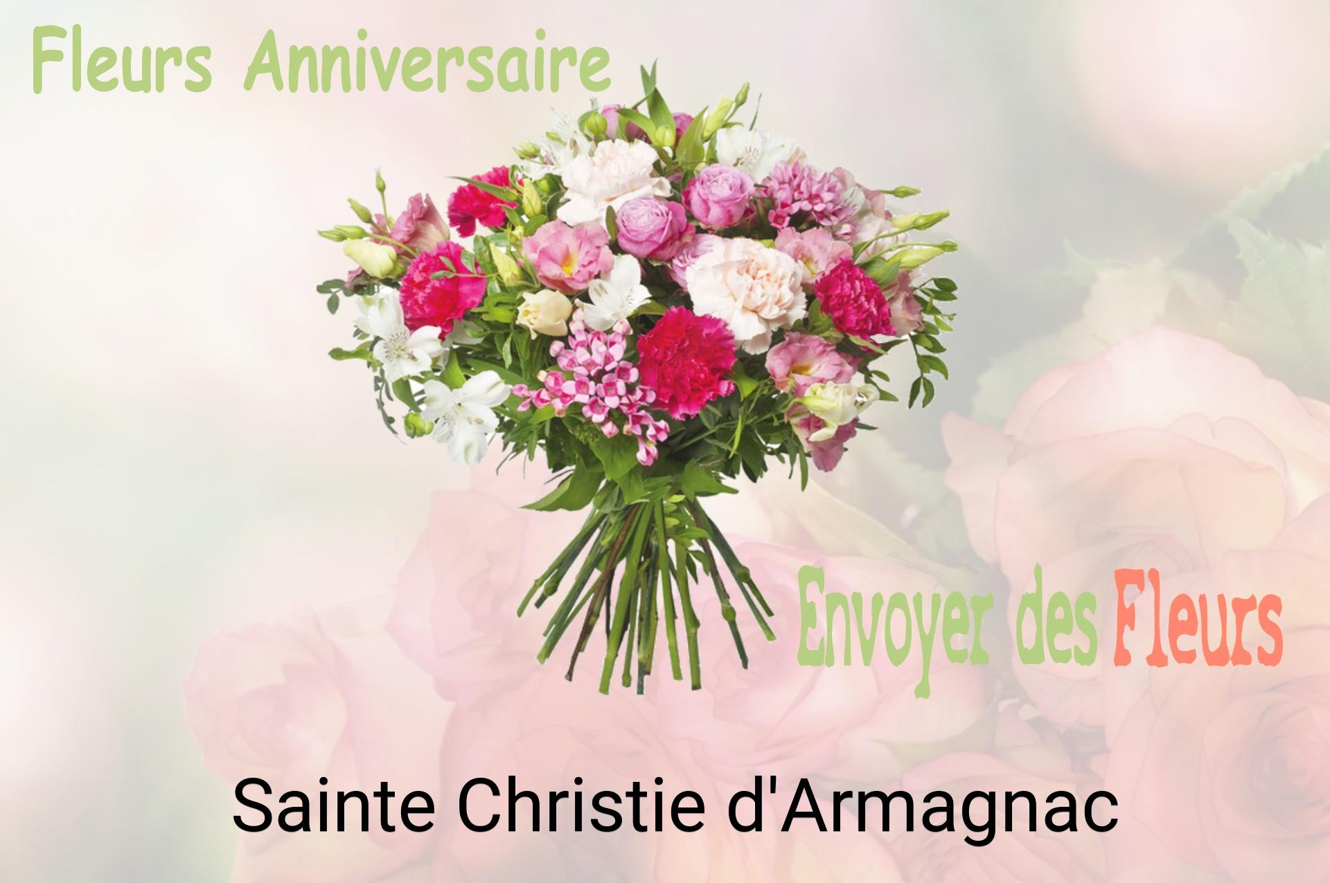 Bouquet de fleurs d’anniversaire livré à Sainte-Christie-d'Armagnac