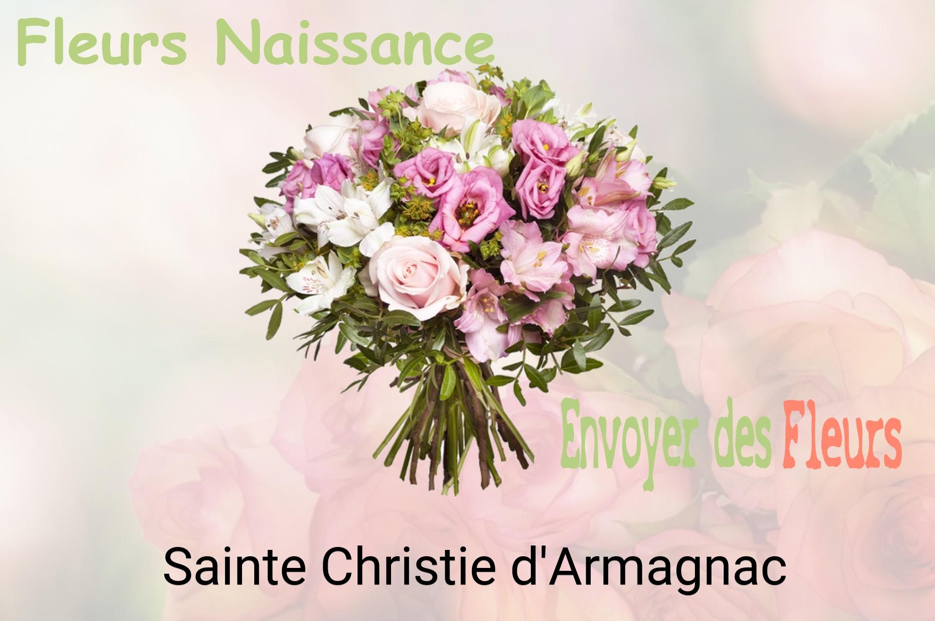 Bouquet de fleurs de naissance livré à Sainte-Christie-d'Armagnac